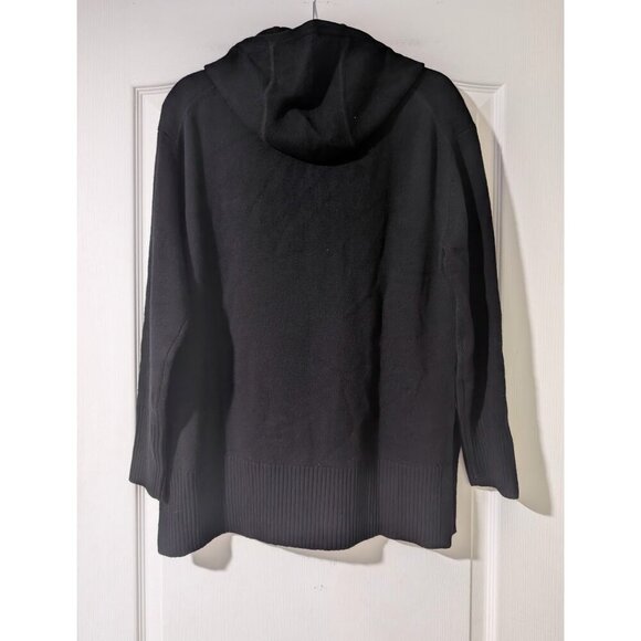 Athleta | Alpine Wool-Cashmere Hoodie Sweater In Black - Picture 3 of 15